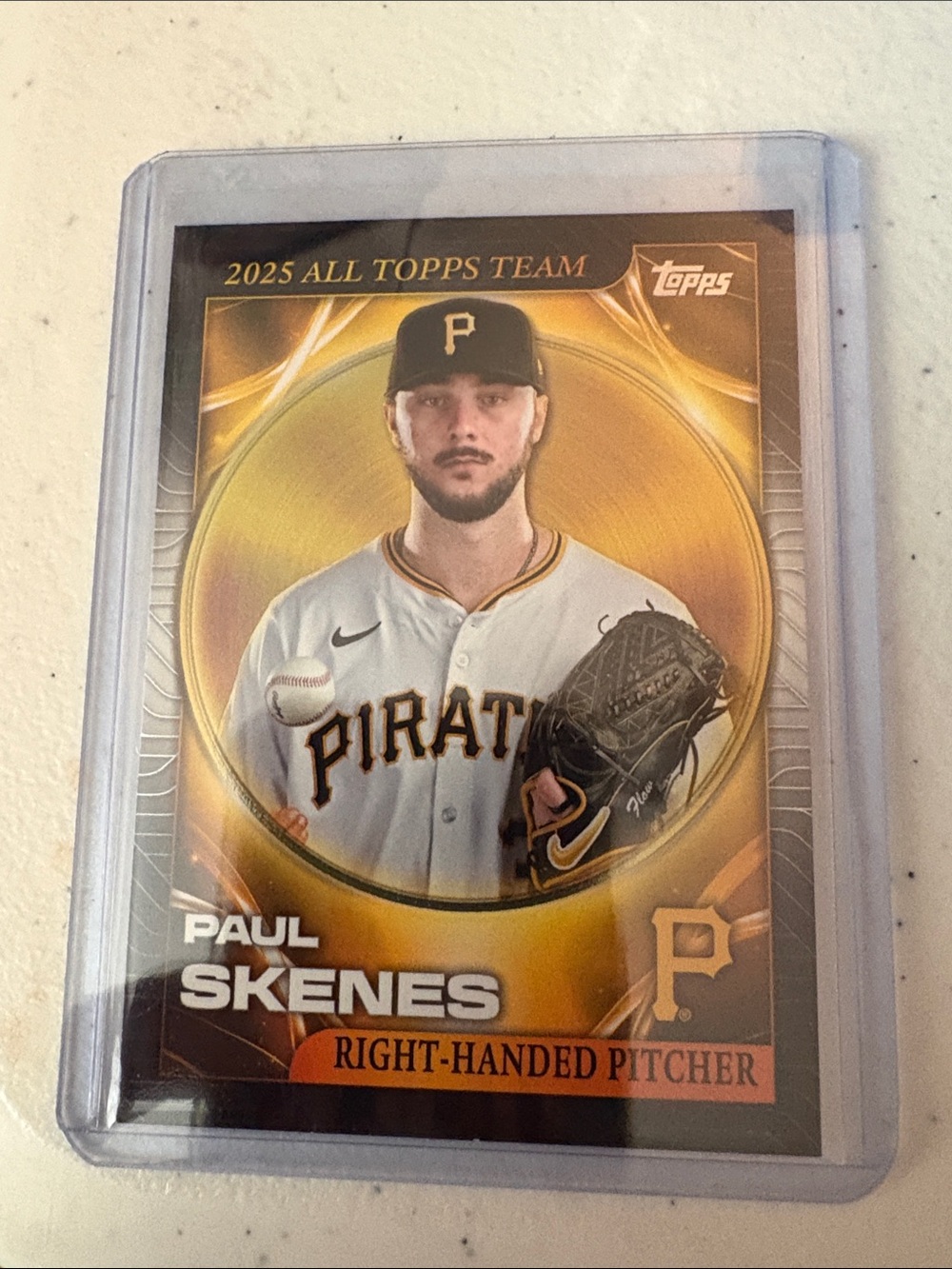 Topps Paul Skenes Baseball Card - 2025 All Topps Team